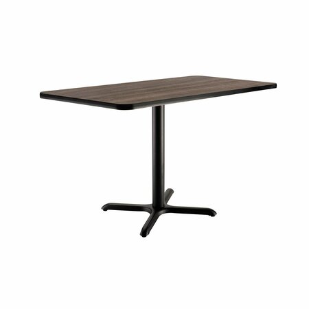 INTERION BY GLOBAL INDUSTRIAL Interion Breakroom Table, 48inL x 30inW x 29inH, Charcoal 695849CL